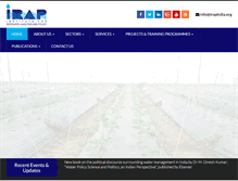 Tablet Screenshot of irapindia.org